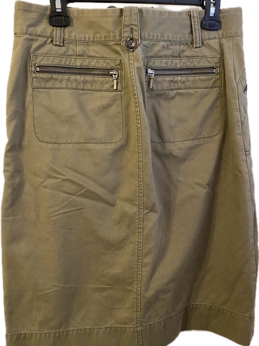 Banana Republic Women's Olive Pencil Skirt - Picture 2 of 3